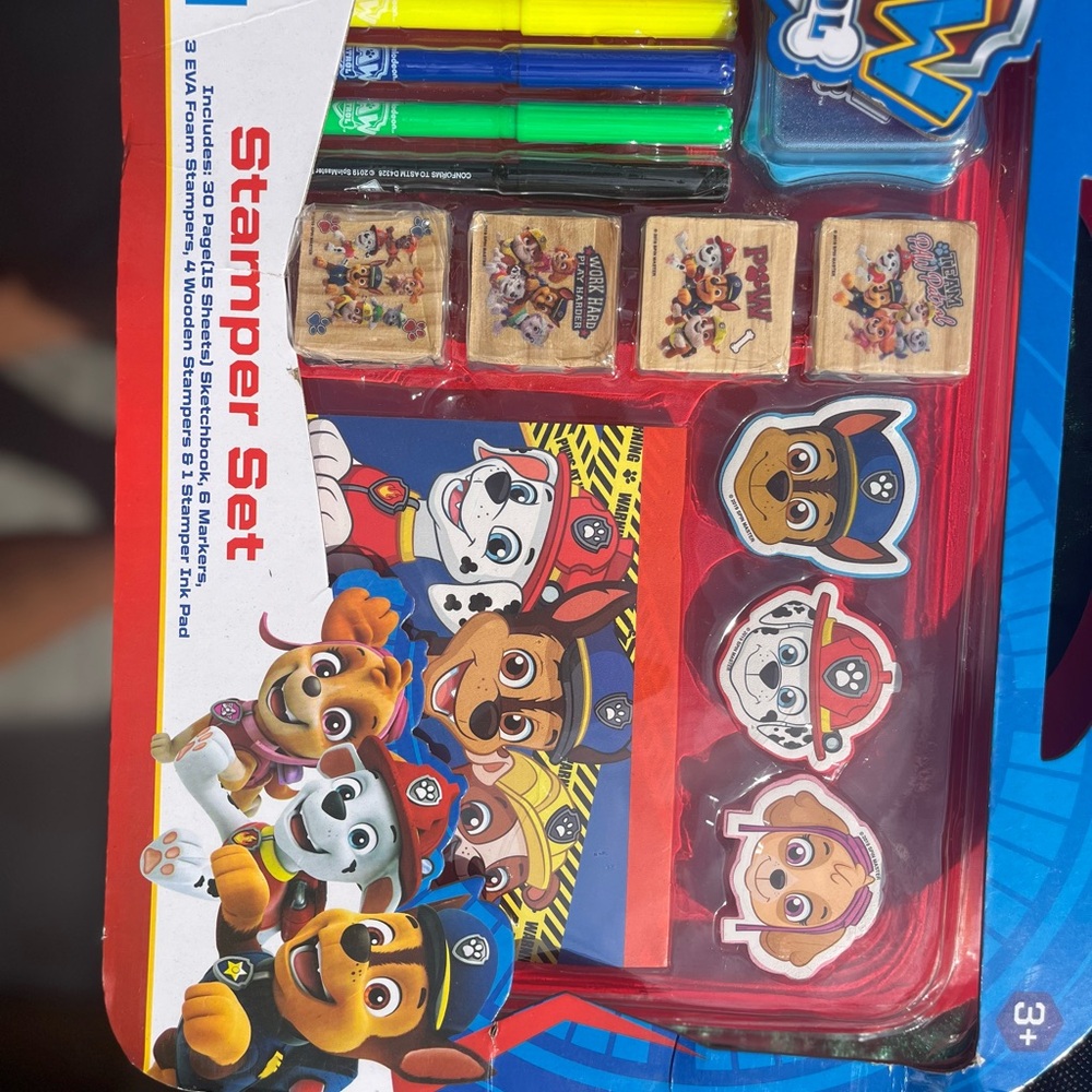 Paw Patrol Red and Blue Learning Toy Set